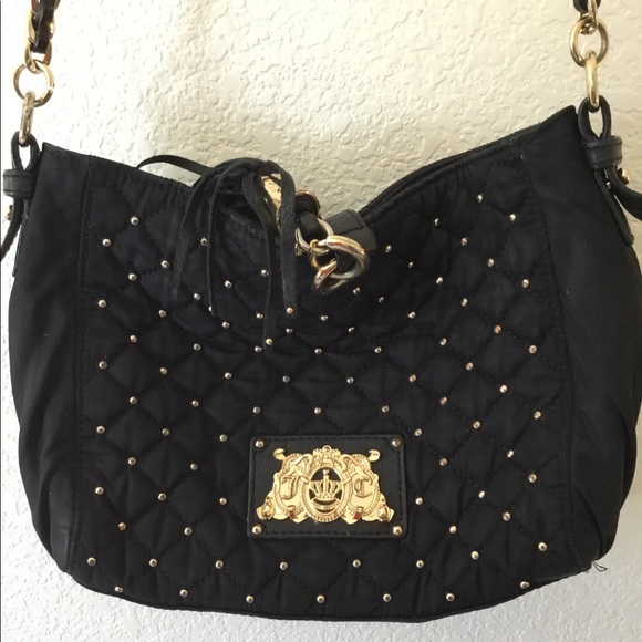 Juicy Couture black crossbody with gold detail - Picture 2 of 5